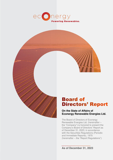 Vorschaubild Econergy Renewable Energy Finanzmitteilung 2023