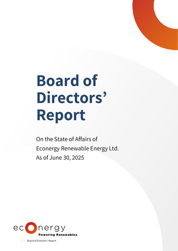 Vorschaubild Econergy Renewable Energy Finanzmitteilung 2025-h1