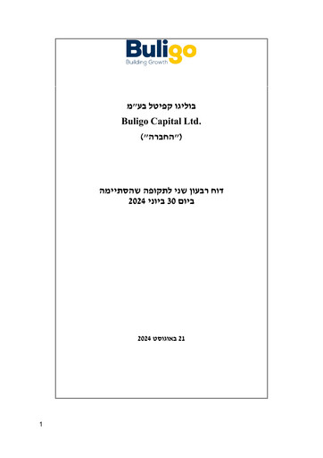 Thumbnail Buligo Capital Quarterly Report 2024-q2