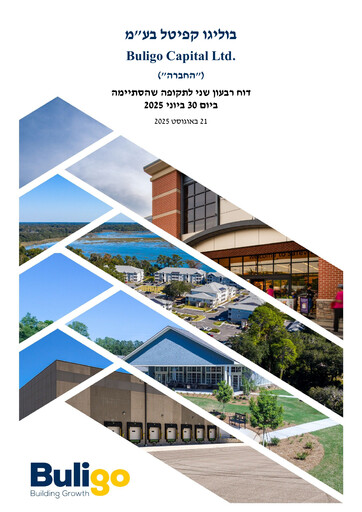 Thumbnail Buligo Capital Quarterly Report 2025-q2