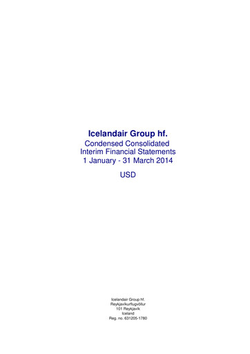 Thumbnail Icelandair Financial Statement 2014-q1