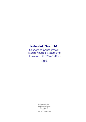 Thumbnail Icelandair Financial Statement 2015-q1