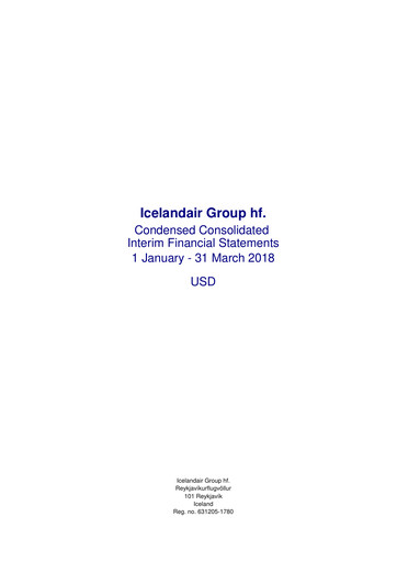 Thumbnail Icelandair Financial Statement 2018-q1