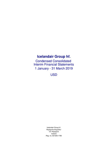 Thumbnail Icelandair Financial Statement 2019-q1
