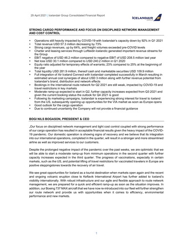 Thumbnail Icelandair Quarterly Report 2021-q1