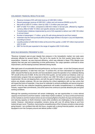 Thumbnail Icelandair Quarterly Report 2025-q3
