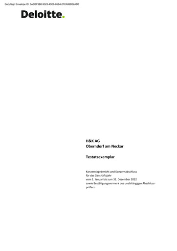 Thumbnail H&K AG (Heckler & Koch) Financial Statement 2022