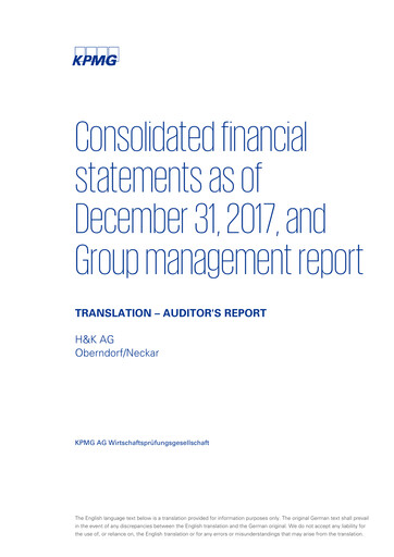 Miniature H&K AG (Heckler & Koch) Bilan financier 2017