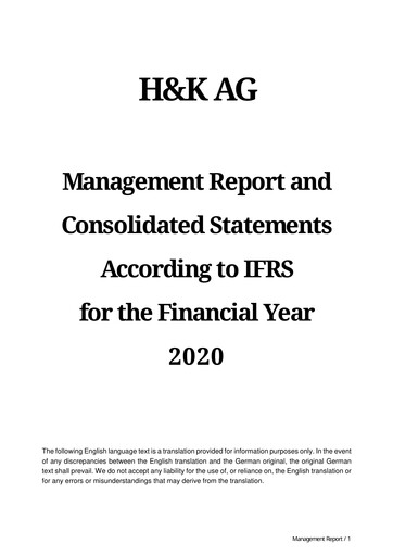 Miniature H&K AG (Heckler & Koch) Bilan financier 2020