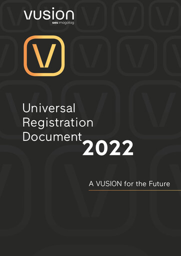 Miniature VusionGroup Document d'enregistrement universel 2022