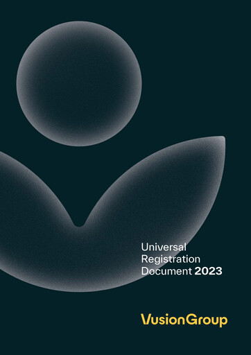 Miniature VusionGroup Document d'enregistrement universel 2023