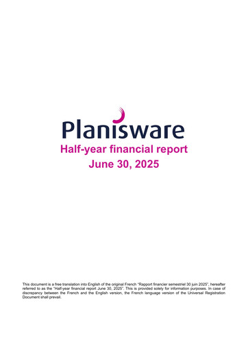 Thumbnail Planisware Half-year Report 2025-h1