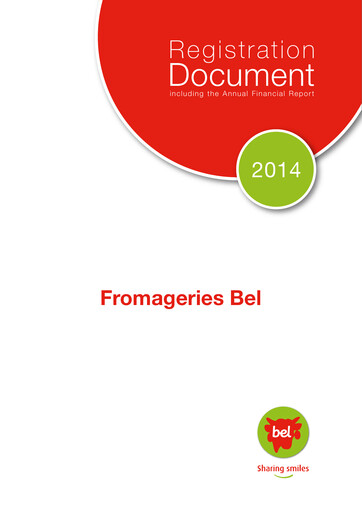 Vorschaubild Unibel S.A. Universelles Registrierungsdokument 2014