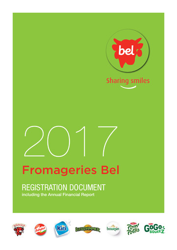 Vorschaubild Unibel S.A. Universelles Registrierungsdokument 2017