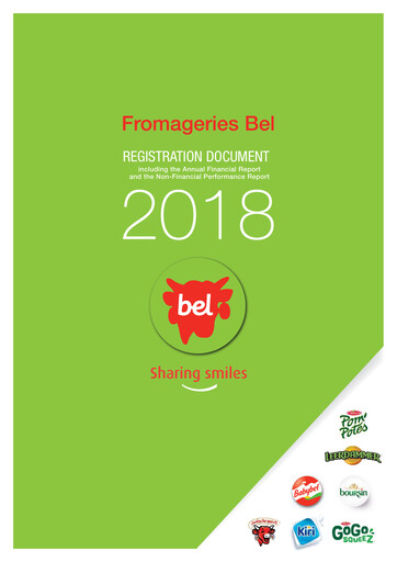 Vorschaubild Unibel S.A. Universelles Registrierungsdokument 2018