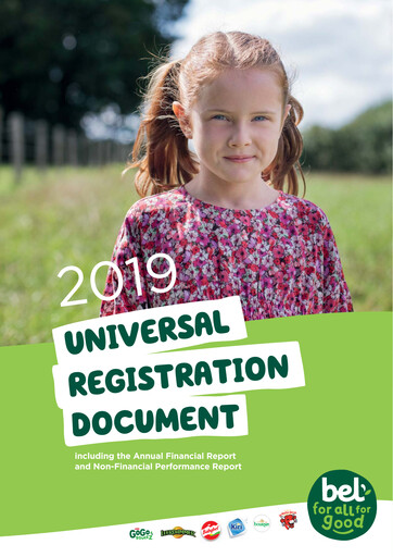 Vorschaubild Unibel S.A. Universelles Registrierungsdokument 2019