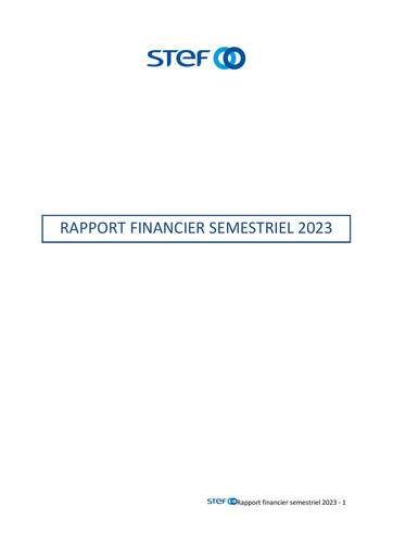 Thumbnail STEF SA Financial Report 2023-h1
