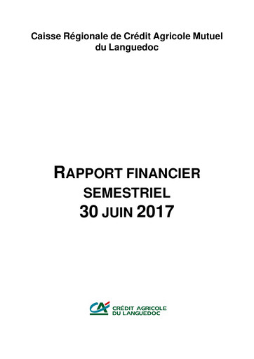 Thumbnail Caisse Régionale de Crédit Agricole Mutuel du Languedoc Half-year Report 2017-h1