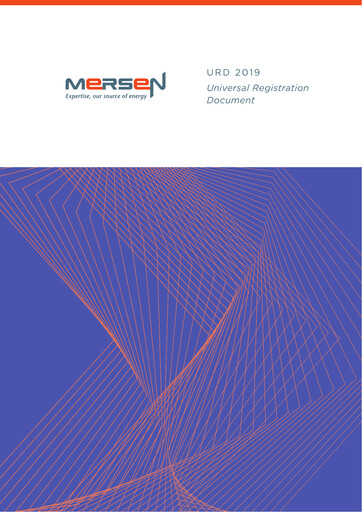 Miniature Mersen Document d'enregistrement universel 2019