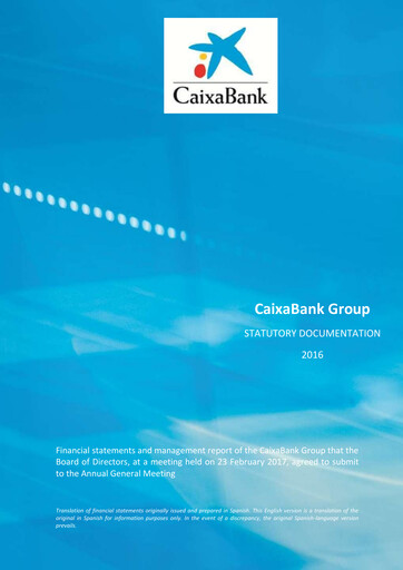 Thumbnail CaixaBank Financial Statement 2016
