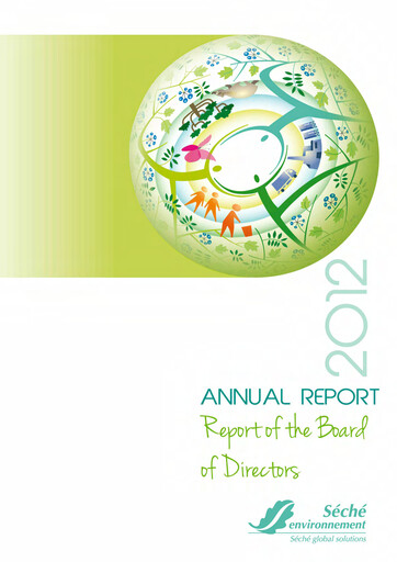 Thumbnail Séché Environnement Annual Report 2012