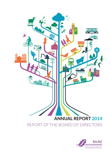 Thumbnail Séché Environnement Annual Report 2014