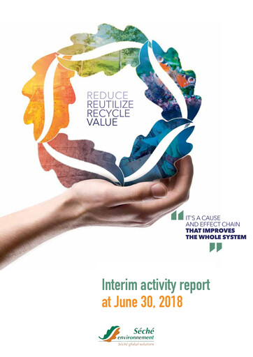 Thumbnail Séché Environnement Half-year Report 2018-h1