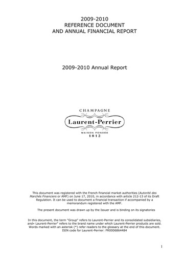 Vorschaubild Laurent-Perrier Universelles Registrierungsdokument 2009-2010