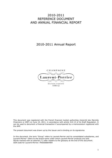 Vorschaubild Laurent-Perrier Universelles Registrierungsdokument 2010-2011