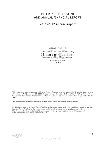 Vorschaubild Laurent-Perrier Universelles Registrierungsdokument 2011-2012