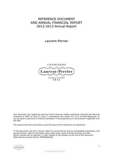 Vorschaubild Laurent-Perrier Universelles Registrierungsdokument 2012-2013