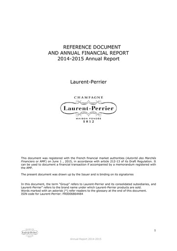 Vorschaubild Laurent-Perrier Universelles Registrierungsdokument 2014-2015