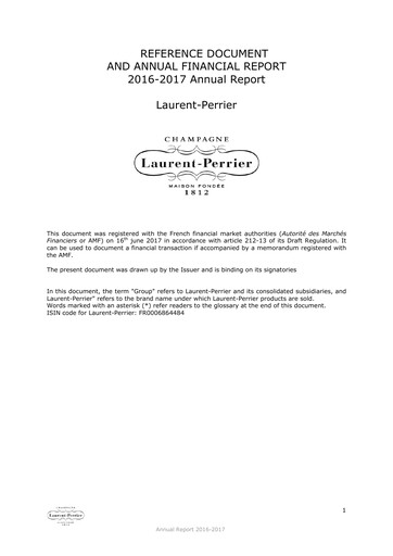 Vorschaubild Laurent-Perrier Universelles Registrierungsdokument 2016-2017