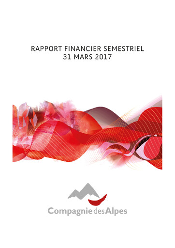 Vorschaubild Compagnie des Alpes Halbjahresbericht 2016-2017