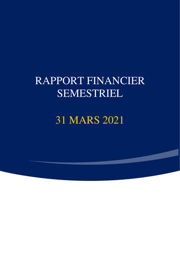 Thumbnail Compagnie des Alpes Half-year Report 2020-2021