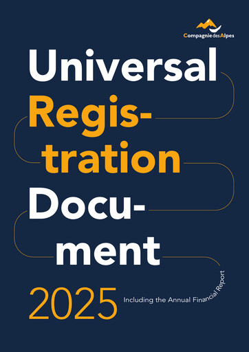Vorschaubild Compagnie des Alpes Universelles Registrierungsdokument 2025
