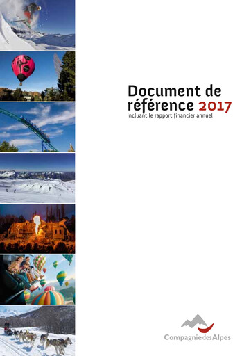 Thumbnail Compagnie des Alpes Universal Registration Document 2017