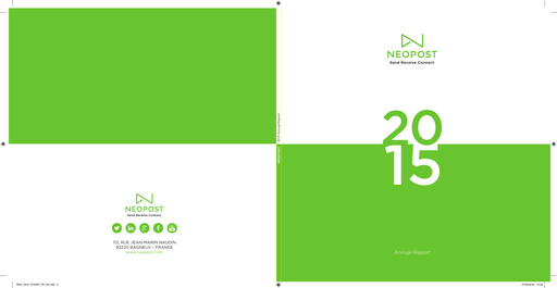 Thumbnail Quadient Annual Report 2015