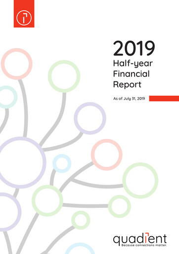 Thumbnail Quadient Half-year Report 2019-h1