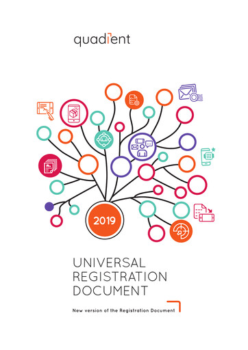 Thumbnail Quadient Universal Registration Document 2019