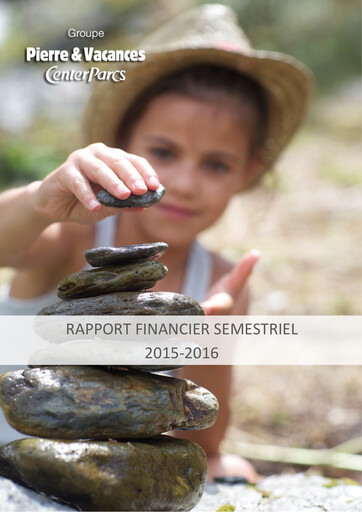 Miniature Pierre et Vacances Rapport semestriel 2015-2016-h1