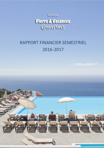 Miniature Pierre et Vacances Rapport semestriel 2016-2017-h1