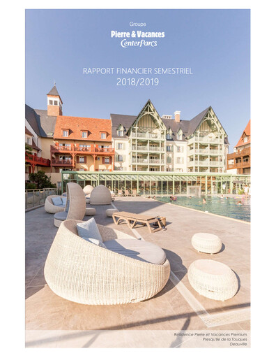 Miniature Pierre et Vacances Rapport semestriel 2018-2019-h1