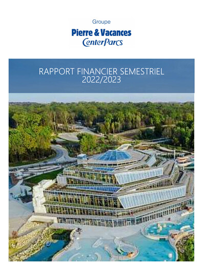 Miniature Pierre et Vacances Rapport semestriel 2022-2023-h1