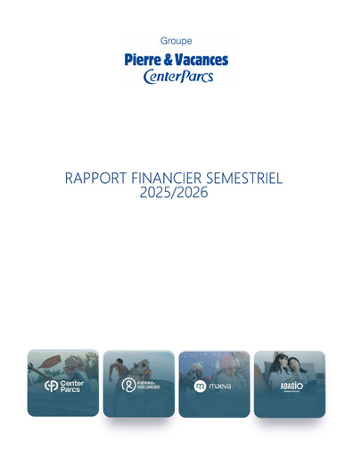 Miniature Pierre et Vacances Rapport semestriel 2025-2026-h1