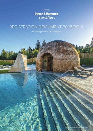 Miniature Pierre et Vacances Document d'enregistrement universel fy2018