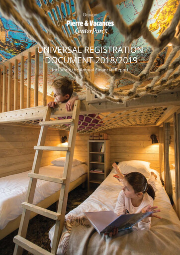 Miniature Pierre et Vacances Document d'enregistrement universel fy2019