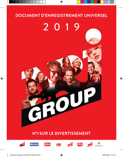 Vorschaubild NRJ Group Universelles Registrierungsdokument 2019