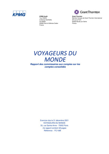 Thumbnail Voyageurs du Monde Financial Statement 2021