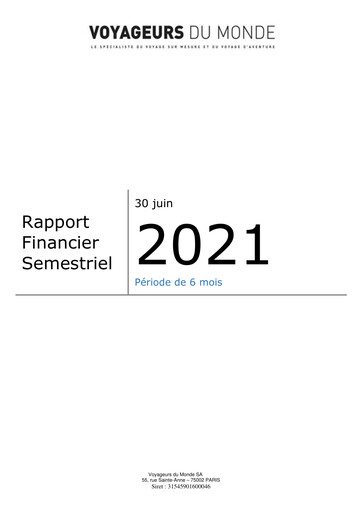 Thumbnail Voyageurs du Monde Half-year Report 2021-h1